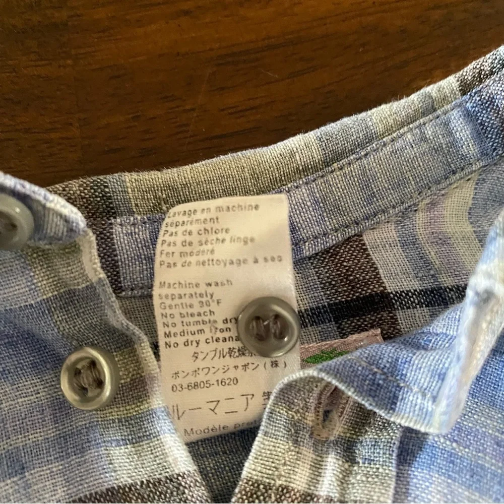 Bonpoint Linnen Baby Boy Shirt - Picture 8 of 10